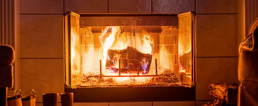 Mendota Hearth Landscape Fireplace Installation in Avon Lake, Ohio