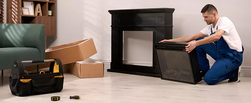 Old Rusted Metal Fireplace Repair And Replacement in Avon Lake, OH